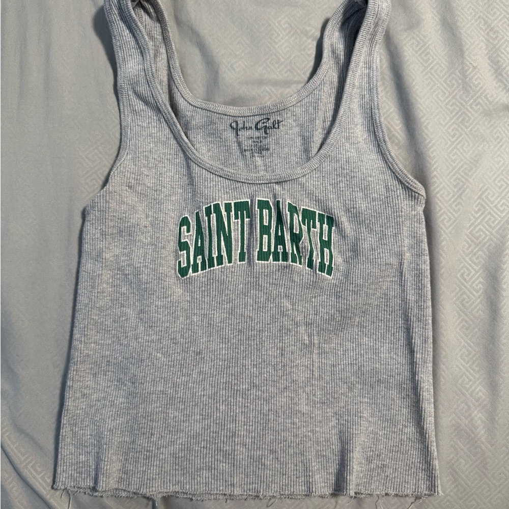 John Galt Grey Saint Barth Tank Top